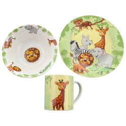 Набір посуду дитячого порцеляна Limited Edition Jungle 3 предмета