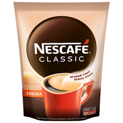 Кава розчинна порошкоподібна NESCAFE Classic Crema 100 г