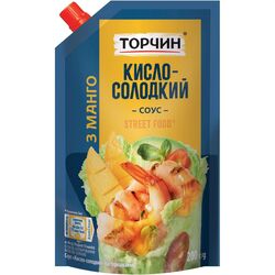 Соус Торчин Кисло-солодкий з манго дой-пак 200 г