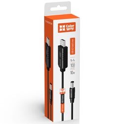 Кабель живлення для роутера USB-DC ColorWay 5,5х2,5 мм 9 В чорний