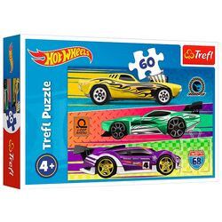 Пазли дитячі картонні Trefl Hot Wheels Перегони 60 елементів