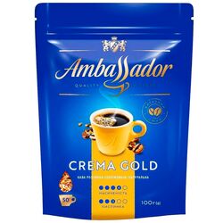 Кава розчинна сублімована Ambassador Crema Gold 100 г