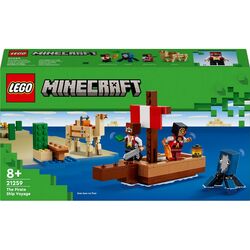 Конструктор LEGO Minecraft Подорож на піратському кораблі 21259