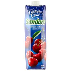 Нектар освітлений Sandora Вишневий 0,95 л