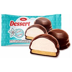 Зефір глазурований з печивом Klim Dessert зі смаком ванілі 50 г
