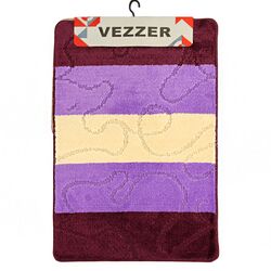 Набір килимків для ванної VEZZER Color Line 60х100 см, 60х50 см 2 шт
