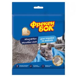 Серветка для побутової техніки та меблів мікрофібра Фрекен Бок 40х40 см