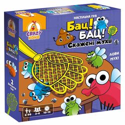 Гра настільна розвиваюча Vladi Toys Бац! Скажені мухи