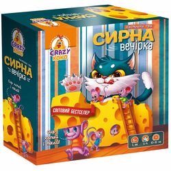 Гра настільна розвиваюча Vladi Toys Бац! Сирна вечірка