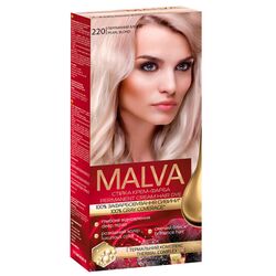 Крем-фарба для волосся Malva Hair Color Перлинний блонд 220