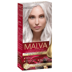 Крем-фарба для волосся Malva Hair Color Попелястий блонд 216