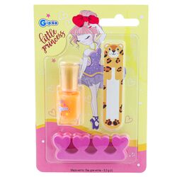 Набір косметики, аксесуари дитячі GipGo Little princess: лак, пилочки, розділювач № 3