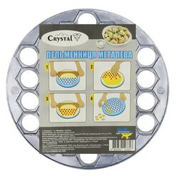 Пельменниця алюмінієва Crystal d=23 см