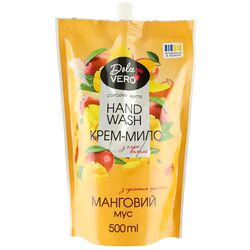 Мило рідке Dolce Vero, манговий мус, дойпак, 500 мл