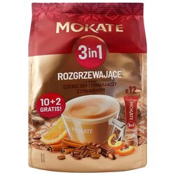 Набір напоїв кавових 3в1 MOKATE зігріваючий 17г х 12шт/уп.