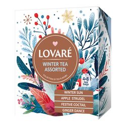Чай чорний Lovare Winter tea assorted 62,4 г 32 шт/пач.