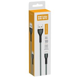 Кабель USB-Lightning ColorWay CBUL041 сірий 1 м
