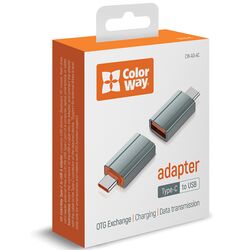 Перехідник для телефону USB-Type-C ColorWay CW-AD-AC