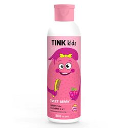 Шампунь-бальзам дитячий 2в1 Tink kids Sweet Berrу 300 мл