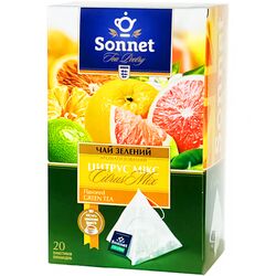 Чай зелений SONNET Цитрус Мікс 2г х 20шт/пач.