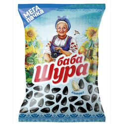 Насіння соняшника смажене Баба Шура солоне 215 г