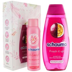 Набір подарунковий жіночий Schauma Fresh it Up Refresh&Volume: шампунь+сухий шампунь