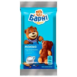 Тістечко бісквітне Барні з молочною начинкою 30 г