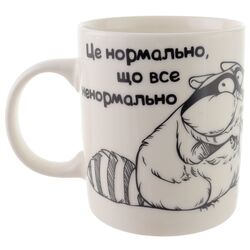 Кухоль порцеляновий GGP Raccoon and hamster 350 мл
