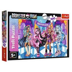 Пазли дитячі картонні Trefl Monster High Жахливі друзі 100 елементів