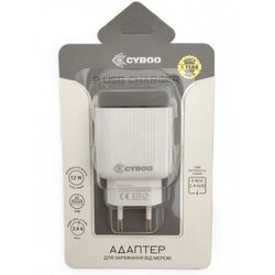 Адаптер для зарядки мережевий Cyboo 2 USB