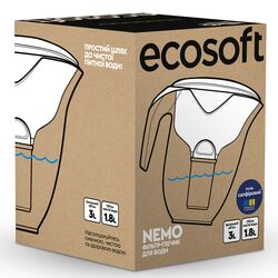 Фільтр-глечик для води Ecosoft НЕМО сапфіровий 3 л