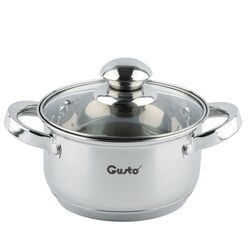 Каструля з кришкою GUSTO Nuovo d=18 см 2,4 л
