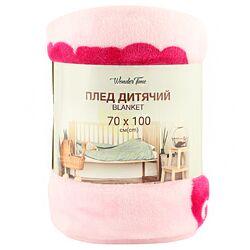 Плед дитячий мікрофібра WonderTime в асортименті 70х100 см