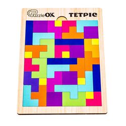 Гра-головоломка дерев`яна PuzzleOk Тетріс