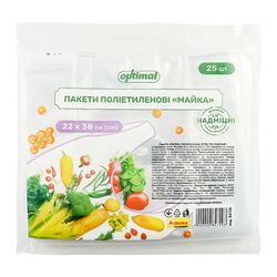 Пакети майка поліетиленові Optimal №38 25 шт/уп