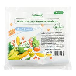 Пакети майка поліетиленові Optimal №40 25 шт/уп