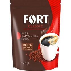Кава розчинна гранульована Fort Classic 60 г
