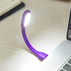 Лампа-ліхтарик USB гнучка Optima кольорова