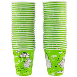 Набір стаканів паперових EMOJI CUP мікс 175 мл х 50 шт/уп
