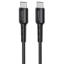 Кабель Type-C-Type-C HAVIT HV-CB6235 чорний