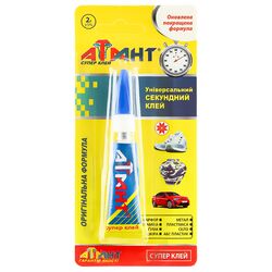 Супер-клей Атлант тюбик 2 г