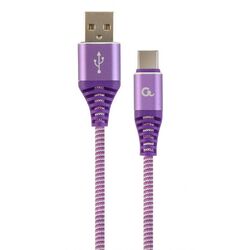 Кабель USB-Type-C Cablexpert CC-USB2B-AMCM-PW пурпурний 2 м