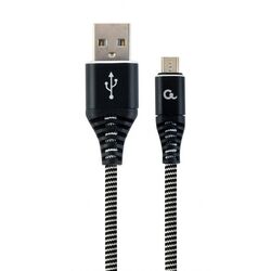 Кабель USB-Lightning Cablexpert CC-USB2B-AMLM-BW чорний 2 м