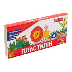 Пластилін дитячий 1Вересня Мікс 6 кольорів