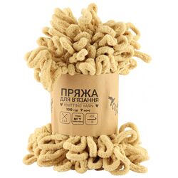Пряжа для в'язання руками плюшева Craft time 100 г, 7 м тон №7