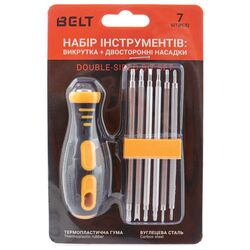 Набір інструментів BELT: викрутка+двосторонні насадки