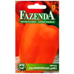 Насіння Перець FAZENDA Каліфорнійське диво оранжеве 0,3 г