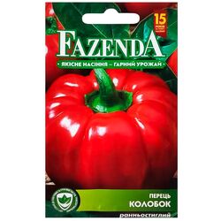 Насіння Перець ранньостиглий FAZENDA Колобок червоний 0,3 г