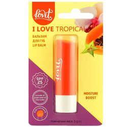 Бальзам для губ Lovit SPF25 Відтінковий в асортименті 5 г