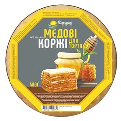 Коржі для торта медові Домашні продукти 400 г